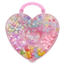 GabeFamily 愛心閃亮串珠組 DS1119, 1套, 混合顏色