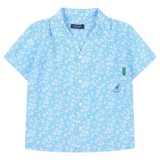 KANGOL KIDS 花卉圖案雙口袋襯衫 PB 0001