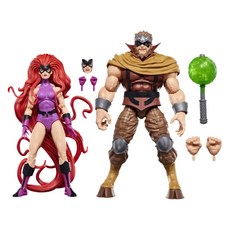 MARVEL 傳奇人物 Inhumans 雙件組 6吋 Medusa&Gorgon, 混和顏色, 1套