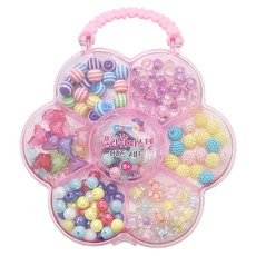 GabeFamily 花朵粉彩串珠組 DS1120, 1套, 混合顏色