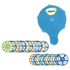러닝리소스 스킬빌더스 알파벳 퀴즈 휠 + 활동카드 세트 LER3790S, 1세트, 혼합색상