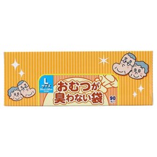 BOS 기저귀봉투 성인용 노랑 L 90p, 1개