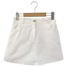 시크블랙 다이트 코튼 A라인 포켓 미니스커트 cpsk7603k5c