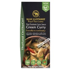 블루엘리펀트 그린 커리 소스, 200g, 1개