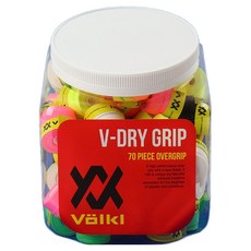 Volkl V-DRY 混色握把布 70入 V34070, 混合色(黑色, 白色, 粉紅色, 橘色, 螢光色, 綠色), 1個