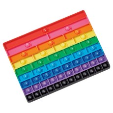 hand2mind 彩虹噴泉泡泡按壓玩具 IN96989, 1個