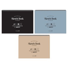 모닝글로리 스케치북 3종 세트, 8절, 1세트, 23매