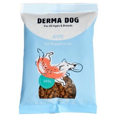 더마독 강아지 전연령 슬리밍 건식사료, 다이어트(체중감소), 250g, 1개