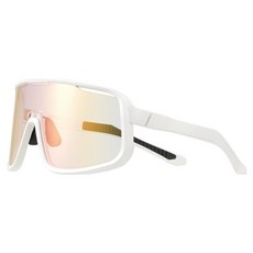 Ogk Kabuto ICU 超輕量 NXT 變色護目鏡, 白色(鏡框) + NXT 玫瑰變色(鏡片), 1個