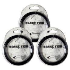 ISOSPEED 網球線 BLACK FIRE, 黑色, 3個