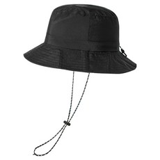 DISTIFF 輕量戶外可折疊漁夫帽, 黑色