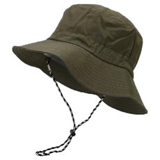 디스티프 경량 아웃도어 접이식 버킷햇, 밀리터리그린