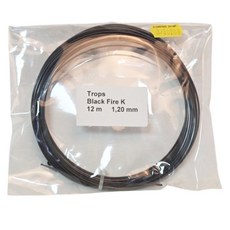 아이소스피드 테니스 스트링 BLACK FIRE K, 블랙, 1개