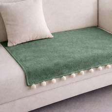 韓國 GNY 防水絨毛四季素色防滑沙發墊