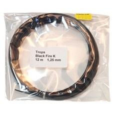 아이소스피드 테니스 스트링 FIRE K, 블랙, 1개