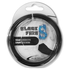 아이소스피드 테니스 스트링 BLACK FIRE S, 블랙, 1개