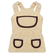 Montier 寵物蜂蜜連身裙, 奶油色, 1個