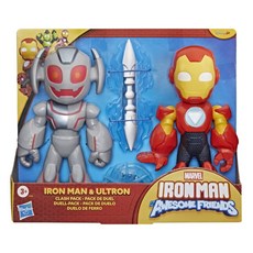MARVEL 漫威 鋼鐵人與他的好朋友們 大型鋼鐵人與奧創對決包, 混合顏色, 1個