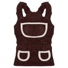 Montier 寵物蜂蜜連身裙, 棕色, 1個