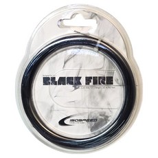 아이소스피드 테니스 스트링 BLACK FIRE, 블랙, 1개
