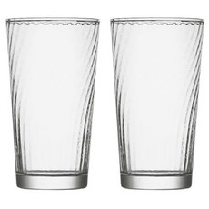TAIWANGLASS 台灣玻璃 石頭紋大茶杯 340ml, 透明色, 2個