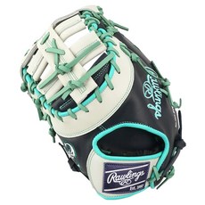 Rawlings Gamer XLE MLB 球隊標誌手套 左投用 GHW5GMXDCT-10-SEA-RH, 海軍藍 + 白色, 1個