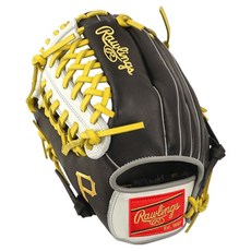Rawlings Gamer XLE MLB 球隊標誌手套 左投用 GHW5GMX206-4-PIT-RH, 棕色 + 白色, 1個