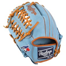 Rawlings Gamer XLE MLB 球隊標誌手套 左投用 GHW5GMX206-4-TOR-RH, 藍色, 1個