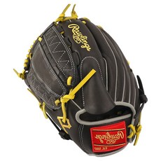 Rawlings Gamer XLE MLB 球隊標誌手套 左投用 GHW5GMX206-12-PIT-RH, 棕色 + 白色, 1個