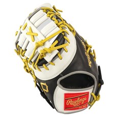 Rawlings Gamer XLE MLB 球隊標誌手套 左投用 GHW5GMXDCT-10-PIT-RH, 棕色 + 白色, 1個