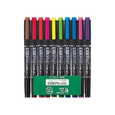 제브라 옵텍스형광펜 10종 세트 WKCR1-10C, 혼합색상, 1세트