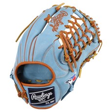 Rawlings Gamer XLE MLB 球隊標誌手套 右投用 GHW5GMXY70-4V-TOR, 藍色, 1個