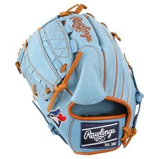 Rawlings Gamer XLE MLB 球隊標誌手套 左投用 GHW5GMX206-12-TOR-RH, 藍色, 1個