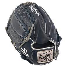 Rawlings Gamer XLE MLB 球隊標誌手套 左投用 GHW5GMX206-12-NYY-RH, 海軍藍 + 白色, 1個
