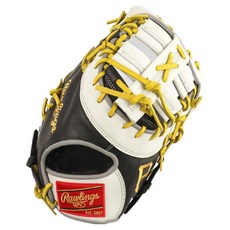 Rawlings Gamer XLE MLB 球隊標誌手套 右投用 GHW5GMXDCT-10-PIT, 棕色 + 白色, 1個