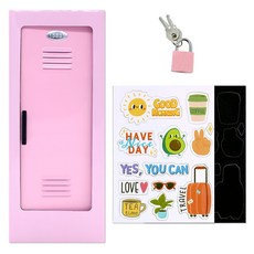 팝콘F&T 시크릿 미니 캐비넷, 핑크, 1개