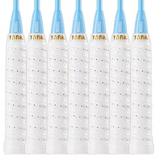 TAAN 泰昂 高級羽球細握把 TW-050, 白色, 7個