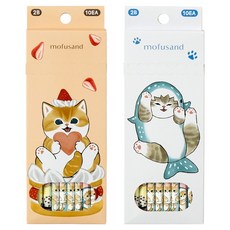 스튜디오에잇 모프샌드 상어 + 스위츠 연필 10p 세트, 혼합색상, 1세트