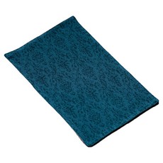 Kodachif 棉麻吸水布 禪茶配件毛巾 29 x 19 cm, 深藍色, 1個