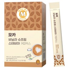 MochaC&T 香草至尊甜菊三合一咖啡, 12g, 1個, 30入