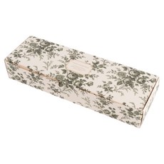 munid 玫瑰圖案長方形盒, 5個, 綠色