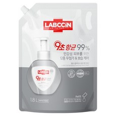 랩신 센서티브 포밍 핸드워시 파우치, 1.8L, 1개