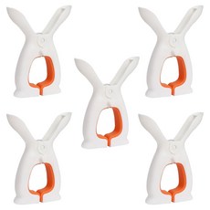 Happy Goods 高級強力固定曬衣夾 S, 橘色a, 5個