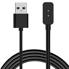 구스페리 A타입 갤럭시 핏3 스마트 밴드 고속 충전케이블, 블랙, 1개, 1m