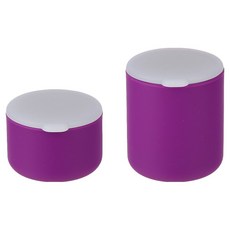 plala 矽膠便攜式便當 Malsamtok 迷你醬料罐 紫色 2件組, 1個