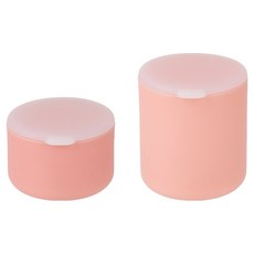 plala 矽膠便攜式便當 Q彈迷你醬料罐 粉紅色 2款, 1個