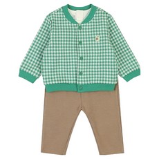 agabang 新生兒用 Ronday 夾克 + T恤 + 褲子 + 包裝組 + 購物袋