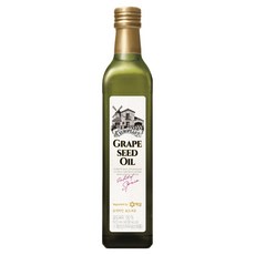 CJ BEKSUL 白雪 歐式瓶裝葡萄籽油, 1個, 500ml