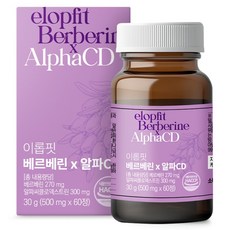 Iropfit 小檗鹼 x α-CD 30g, 1個, 60錠