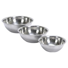 uh homedeco 不鏽鋼攪拌碗3件組, 1套, 小 + 中 + 大